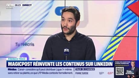 Création de contenu par IA: "On peut scanner votre style d’écriture", explique Naïlé Titah, PDG de MagicPost