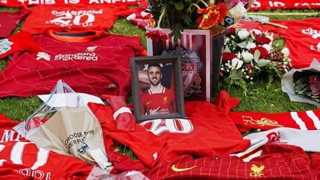El Liverpool honrará a Diogo Jota con nuevos homenajes: el más emotivo estará en Anfield y será permanente
