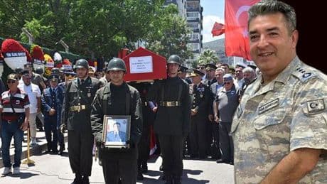Libya'da şehit olan albay son yolculuğuna uğurlandı