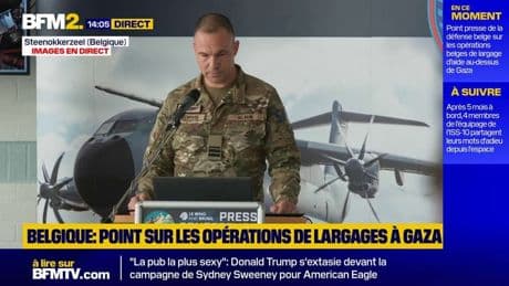La Défense belge annonce l'envoi d'aide humanitaire, par voie aérienne, à Gaza
