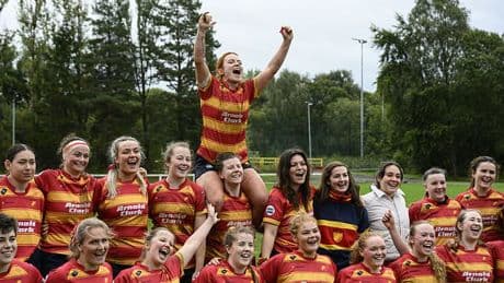 Our national team came up just short in the Rugby World Cup ... but ON THE ROAD visits West of Scotland Ladies and finds the women's game is still growing