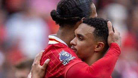 Virgil van Dijk sends parting message to Trent Alexander-Arnold after tearful Liverpool farewell
