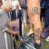 Queen Camilla is left in stitches as royal fan shows her his tattoo as she attends Sandringham Flower Show with King Charles