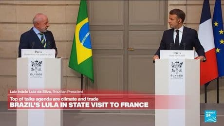 REPLAY: Brazil's Lula and France's Macron joint press conference in Paris