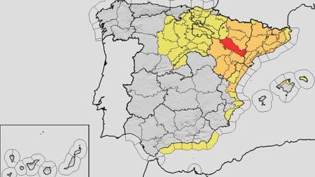 El temporal se ceba con Aragón: Tarazona inundada, nivel rojo activado y la DANA sigue su avance hacia el este