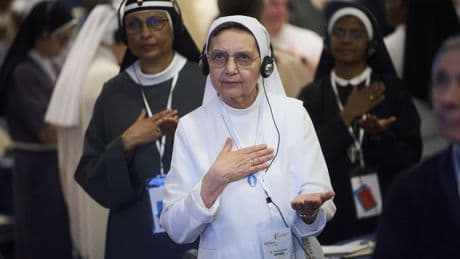They don't have a vote in the conclave, but nuns leading the world's religious orders gather in Rome