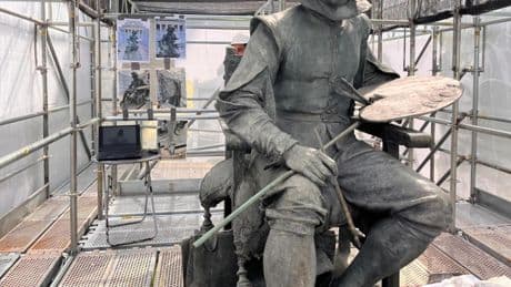 El monumento a Velázquez volverá a lucir como en 1899