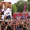 Sarina Wiegman danst met Burna Boy bij huldiging voor Buckingham Palace: ‘Teamspirit maakte het verschil’