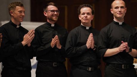 A US diocese defies trends and ordains its largest class of Catholic priests in decades