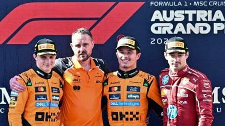 Ferrari, Leclerc sul podio in Austria, Hamilton quarto. Il miglior Cavallino della stagione s'inchina alla McLaren