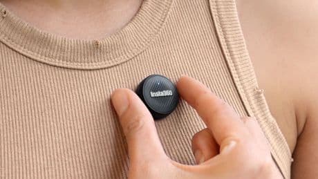 Insta360’s new wireless mic looks no bigger than an Apple AirTag