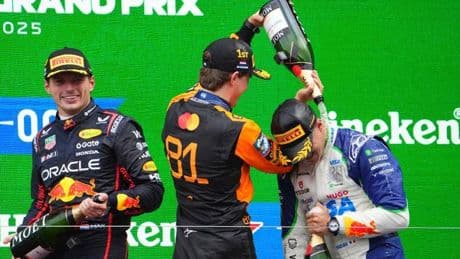 Clasificación final del GP de los Países Bajos de F1, con Alonso 8º y Sainz, 13º