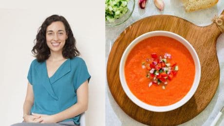 Júlia Farré, experta en nutrición: “Si quieres combatir el envejecimiento celular, apuesta por el gazpacho, rico en antioxidantes como la vitamina C y el licopeno del tomate”