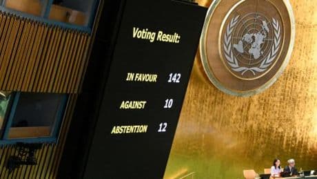 Israël-Palestine : l’Assemblée générale de l’ONU adopte une déclaration relançant la solution à deux Etats, sans le Hamas