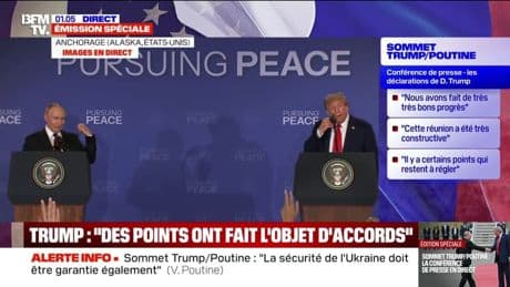 Sommet Trump-Poutine: "La prochaine fois à Moscou ?", a lancé Vladimir Poutine à Donald Trump