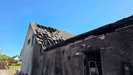 Scots dad makes desperate attempts to save home from devastating fire