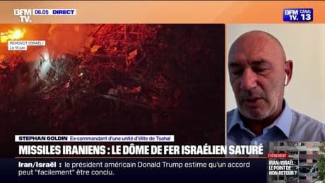 Missiles iraniens tirés vers Israël cette nuit : "On a tiré dans le tas", témoigne Stephane Goldin, ex-commandant d'une unité d'élite du Tsahel