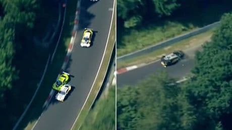 Worrying crash with car upside down at track Max Verstappen labelled 'too dangerous'