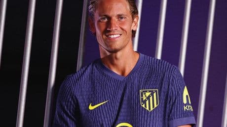 El Atlético presenta su segunda equipación para la 25/26, con guiño a AC/DC
