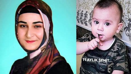 7 yıl evvel bugün PKK'lı teröristler tarafından şehit edilen Bedirhan bebek ve annesi anıldı