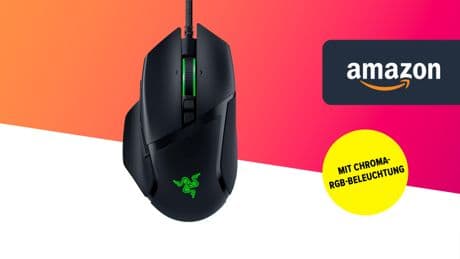 Gaming-Maus Razer Basilisk V3 mit RGB-Beleuchtung für rund 43 Euro
