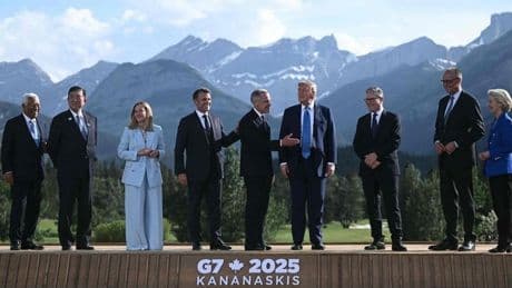 El G7 firma antes del abrupto final de su cumbre una declaración que elude la responsabilidad israelí