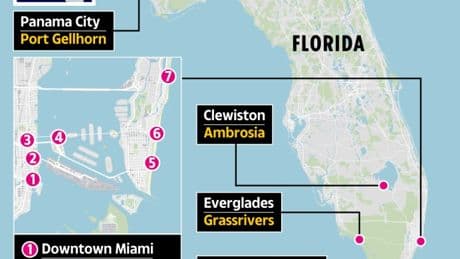 All the GTA 6 map locations in real life