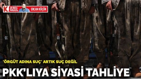 'Örgüt adına suç' artık suç değil! PKK’lıya siyasi tahliye