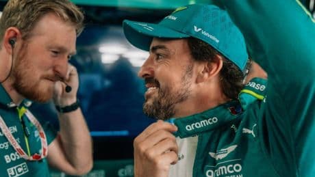 Alonso: "Sí, el coche va bien"