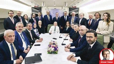 Roma uçağından Erdoğan izlenimleri