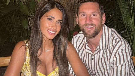 Chi è Antonella Roccuzzo, la moglie di Leo Messi in tribuna allo stadio di Como