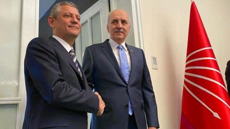 TBMM Başkanı Kurtulmuş, CHP lideri Özel'i ziyaret etti