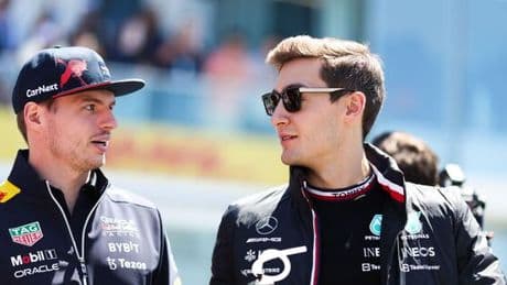 George Russell 'nervous' as Martin Brundle weighs in on Max Verstappen to Mercedes links