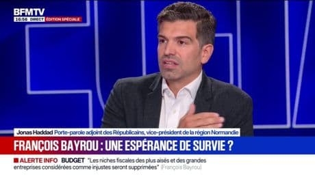 Vote de confiance du 8 juin: "Notre pays aurait mérité qu'on se bouge pendant l'été plutôt que chacun soit à la plage", lance Jonas Haddad, porte-parole LR