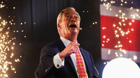 Back with a bang? Farage returns from Trump meeting as Reform conference gets under way