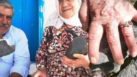 Büyük bir ateş parçası bahçesine düştü! 'Anneler günü hediyesi gökten geldi'
