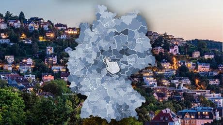 Deutschlandkarte: Wo Familien sich wieder ein Haus leisten können