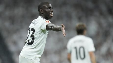 Mendy, en la rampa de salida del Real Madrid