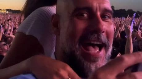 Pep Guardiola's daughter shares wholesome moment with dad at Oasis Heaton Park gig