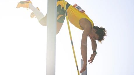 Star der Leichtathletik: Armand Duplantis nimmt Maß