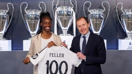 Naomie Feller llega a los 100 partidos con el Real Madrid
