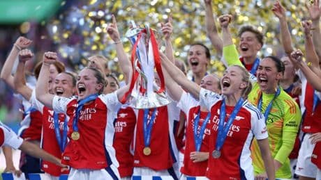 Arsenal stun Barcelona to win Women’s Champions League final