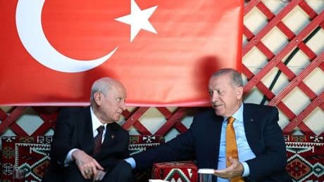 Erdoğan ve Bahçeli, Ahlat'ta bir araya geldi