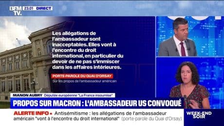 Propos sur Macron : l'ambassadeur US convoqué - 24/08