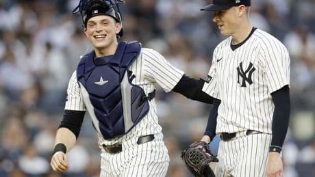 Ben Rice ‘pretty comfortable’ in first start as catcher for Yankees