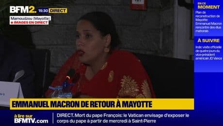Visite de Macron: "depuis 4 mois c'est l'hémorragie", affirme Estelle Youssouffa, députée de Mayotte