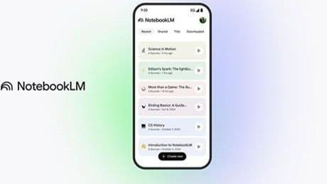 NotebookLM yapay zeka uygulamasının mobil sürümü çıktı