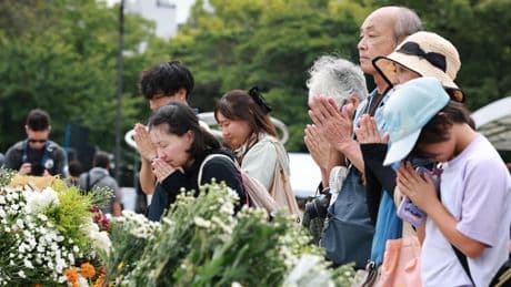 80 ans après la bombe atomique, une minute de silence observée à Hiroshima