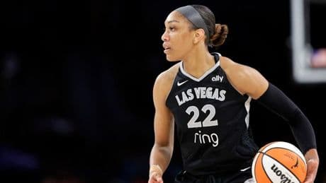 Descomunal actuación de A'ja Wilson en la WNBA: firmó el primer 30-20 en la historia de la liga