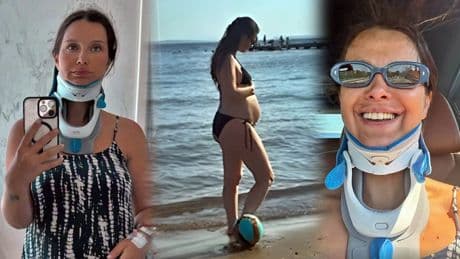 Tatilde kafasına çocuk düştü, felç kalmanın eşiğinden döndü!
